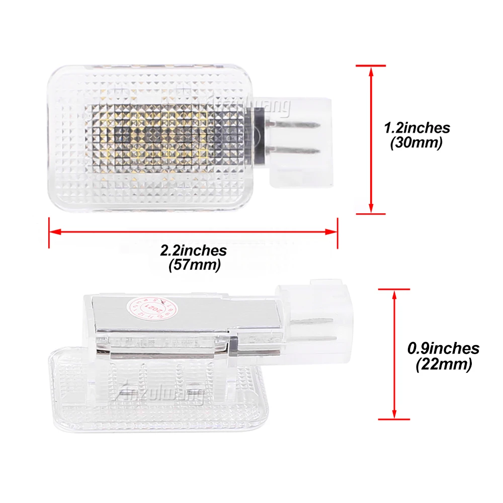 2x белые светодиодные лампы для перчаток ног Volvo S60 V60 XC60 C30 C70 V50 S40 30722729 2459993 1286346