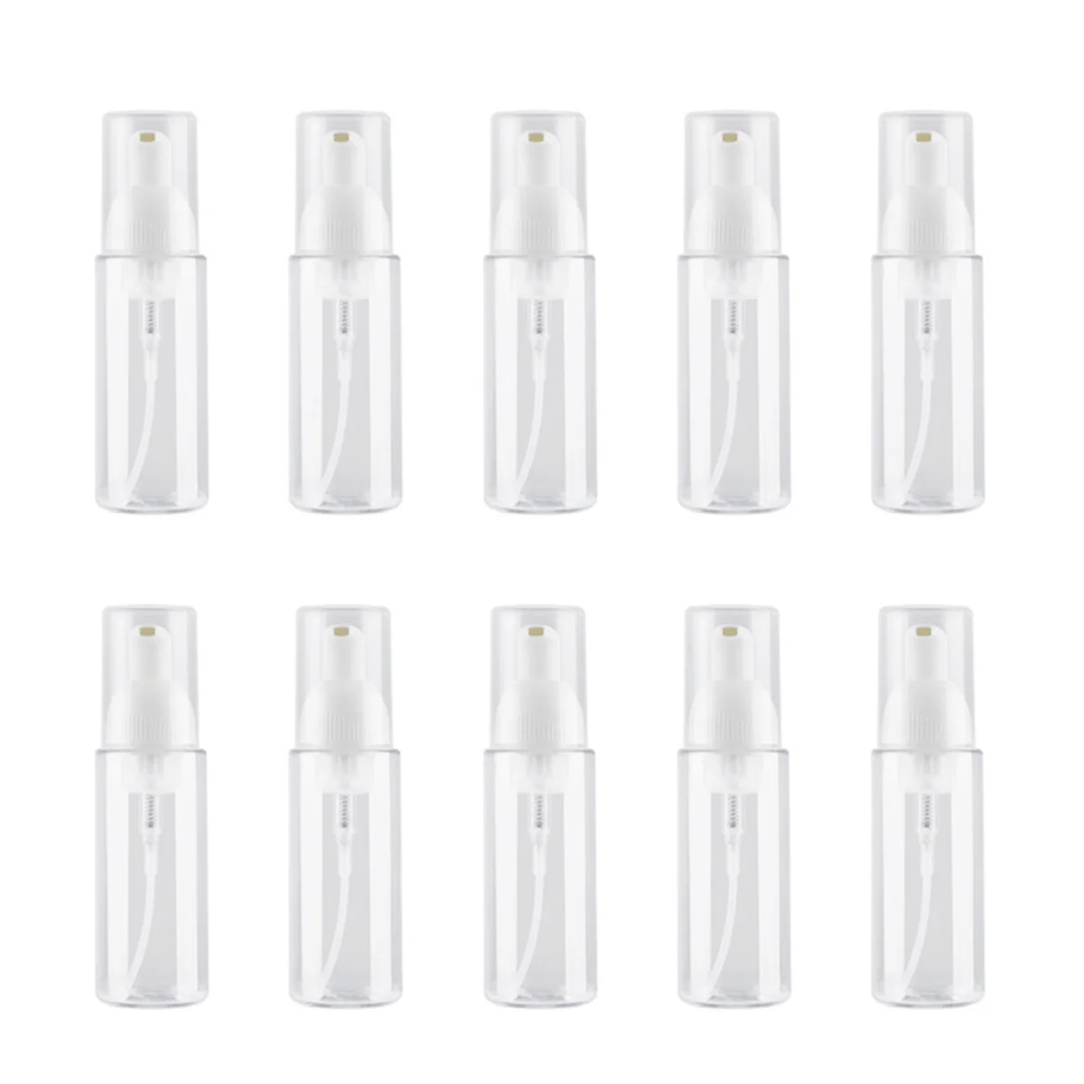 

10 Pcs Clear Mascara Eyelashes Small Pump Dispenser Bottle Travel