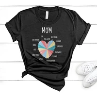 mothers day love heart print short sleeve t shirt women clothing cotton summer tops for women kawaii clothes y2k graphic tees