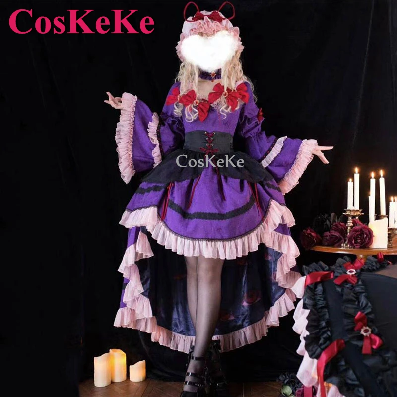 CosKeKe Юкари Якумо Косплей Аниме шикарное милое официальное платье Хэллоуин