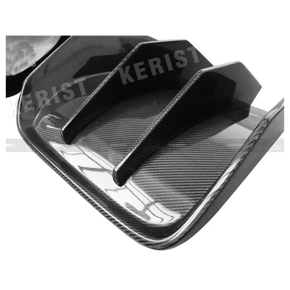 Диффузор из углеродного волокна в стиле BKSS задние 2 шт. подходит для 2014-2019 Corvette C7