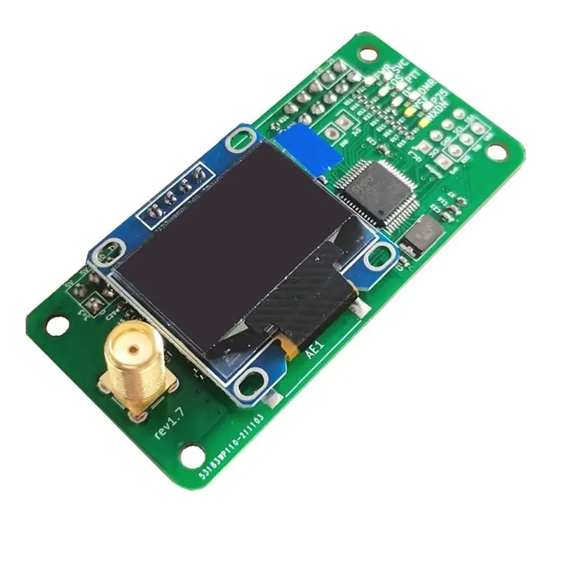 Фото ABZZ-версия 1.7 MMDVM Simplex Hotspot с UHF/VHF антенной + OLED-дисплей + корпус, поддержка P25 DMR YSF для Raspberry Pi Hotspot №5