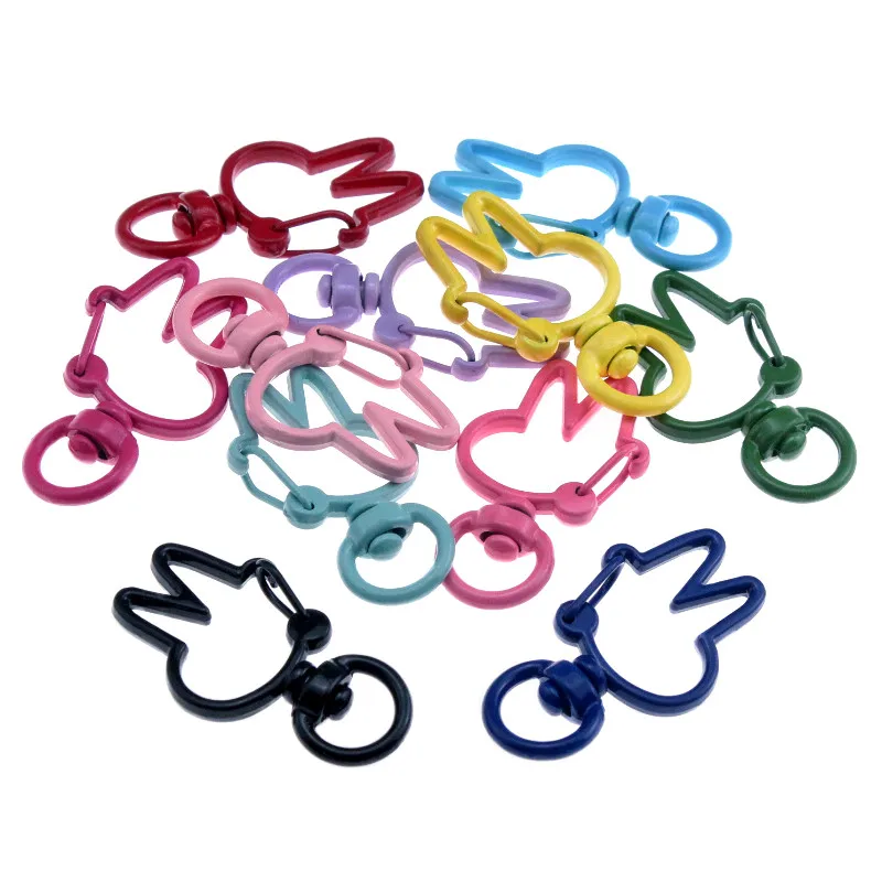 

5-20Pcs/Lot Buckle Multicolor Lobster Clasp Hooks For Pet Rope Bells Bags Decoration Pendant DIY Jewelry Findings Accessories