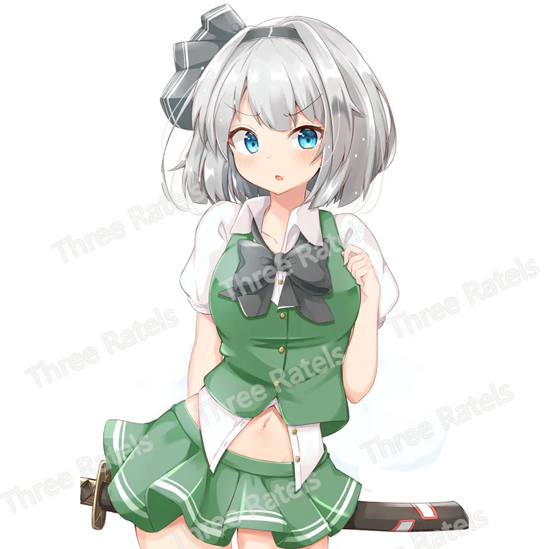 Три Крота E692 Конпаку Ёму Тохо Миленькая Девушка Индивидуальные наклейки для автомобиля водонепроницаемые виниловые солнцезащитные.