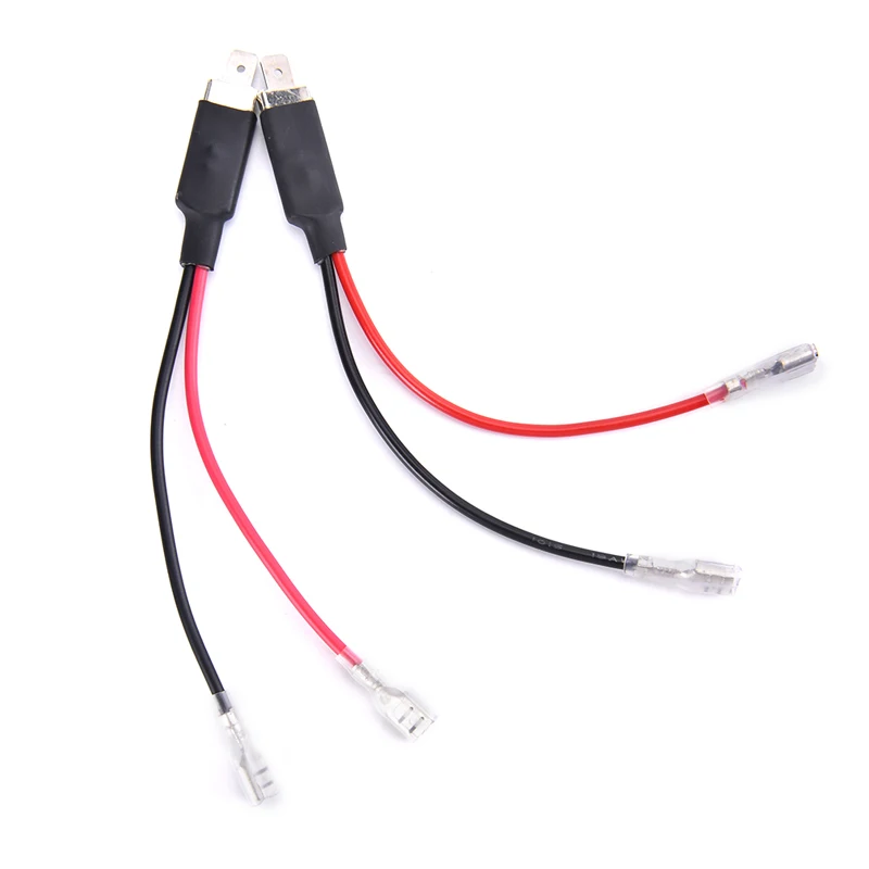 2X LED H1 Replacement Single Converter Wiring Connector Cable Conversion Lines Adapter Holder for HID Headlight Bulb Accessories