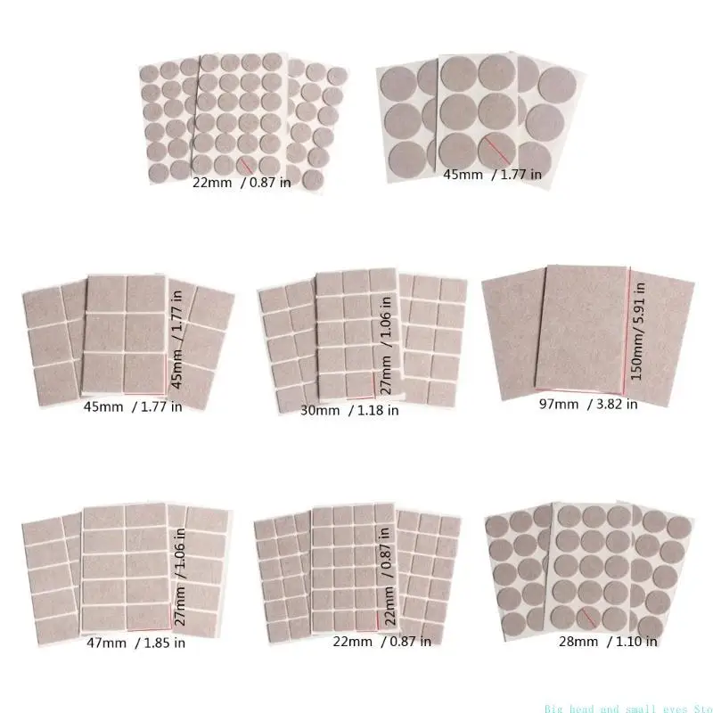581c 72pcs Portable Weel Weel Chair Pad Pactors Mutes Mouts крепкий самостоятельный клей (art.: 3920d07ffb240) - 3920d07ffb240