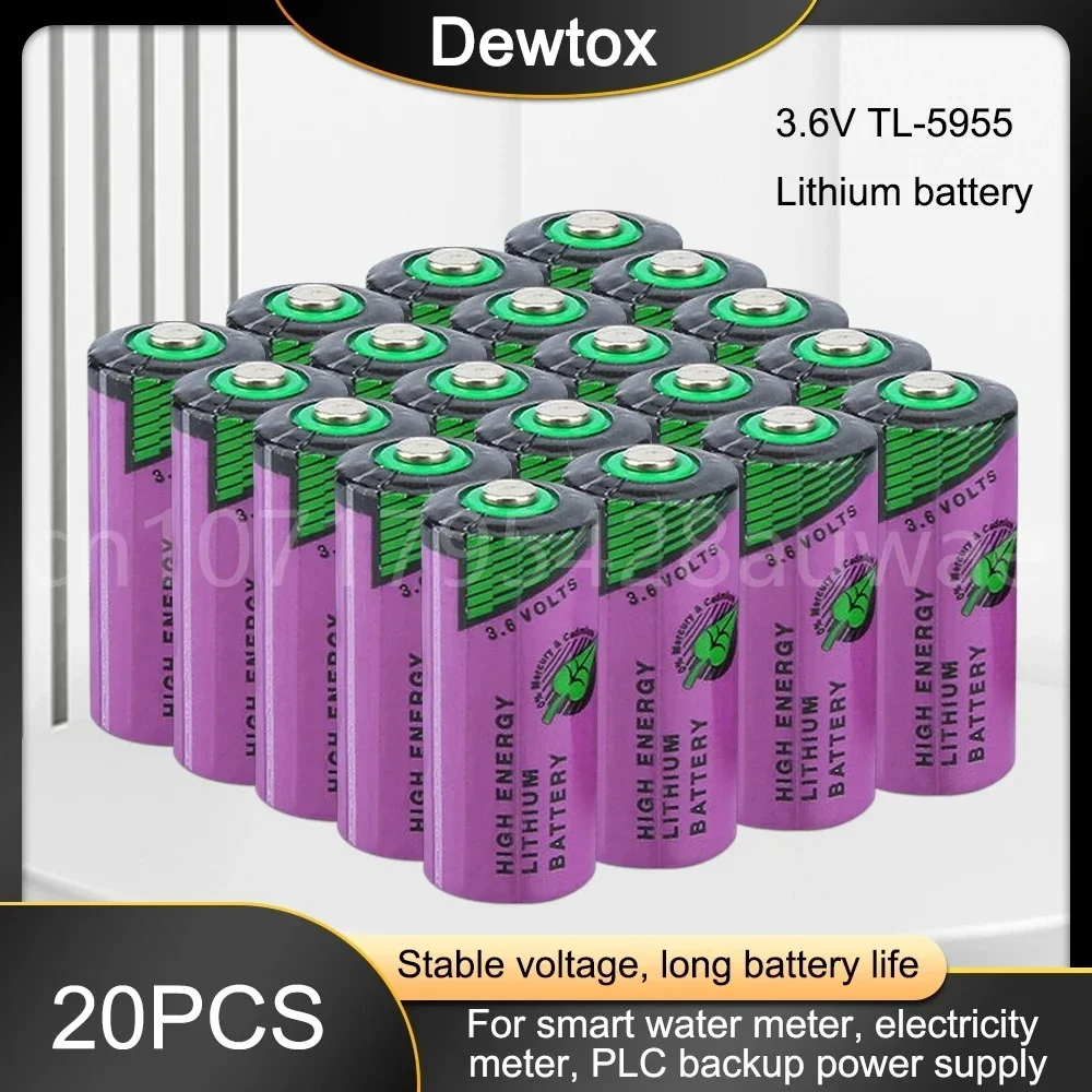 20 шт. Φ 14335 2/3AA 3 6 V 1650mAh литиевая батарея для PLC CNC станка газовый измеритель ER14335