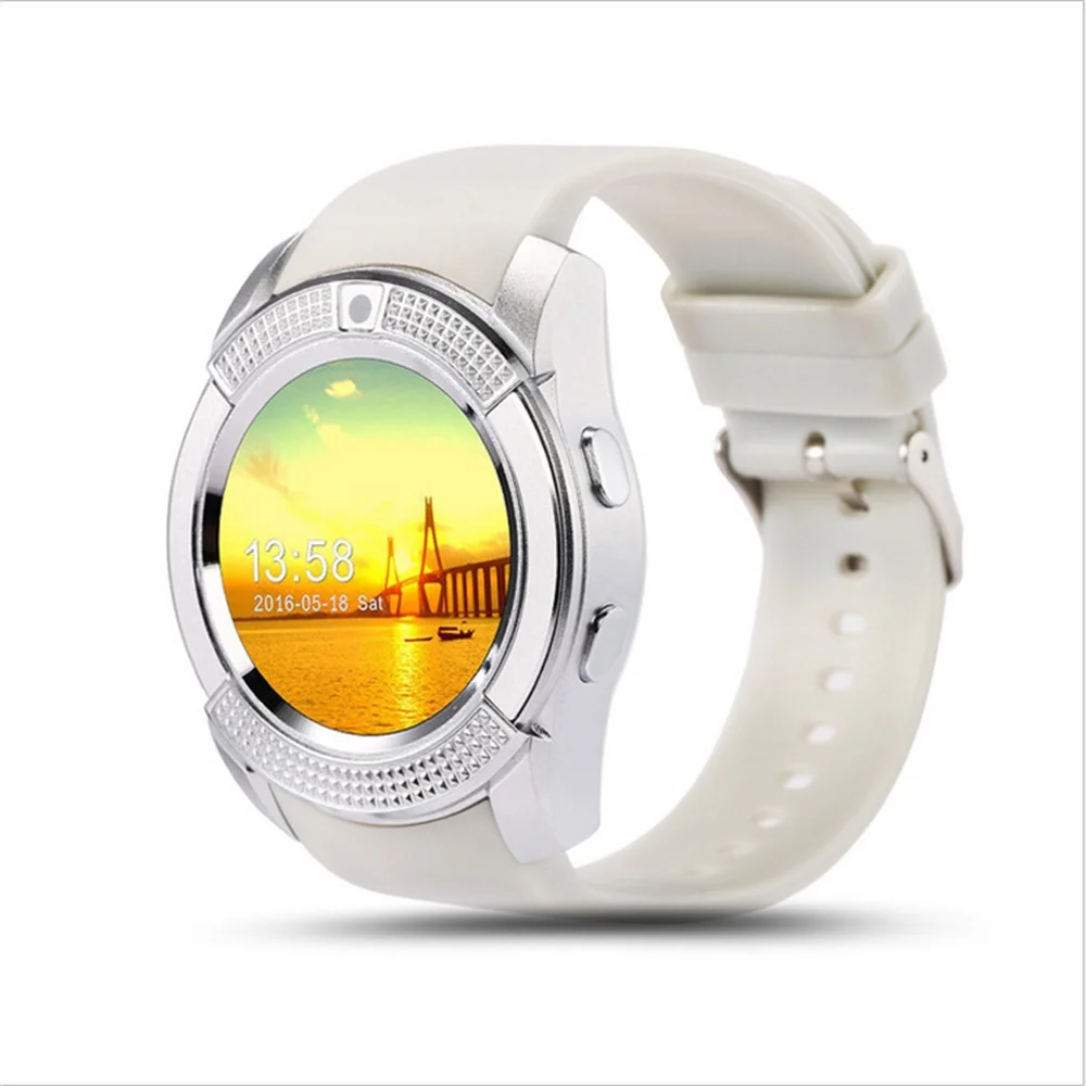 

Умные часы V8 с Bluetooth Life водонепроницаемые умные часы с сенсорным экраном наручные часы с камерой/слотом для SIM-карты MTK6261D часы