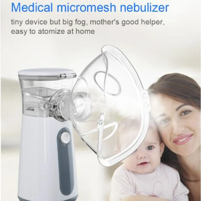 

Mesh Nebulizer Inhaler Mini Handheld Portatil Inhalator Nebulizator For Children Adult Silent Atomizer Nebulizadores