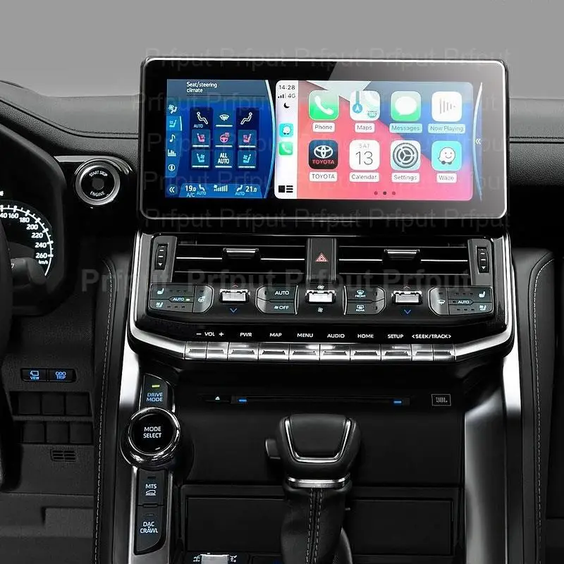 

Защитная пленка из закаленного стекла для Toyota Land Cruiser LC300 2022 12,3 дюйма, автомобильное радио, GPS-навигация, аксессуары для интерьера