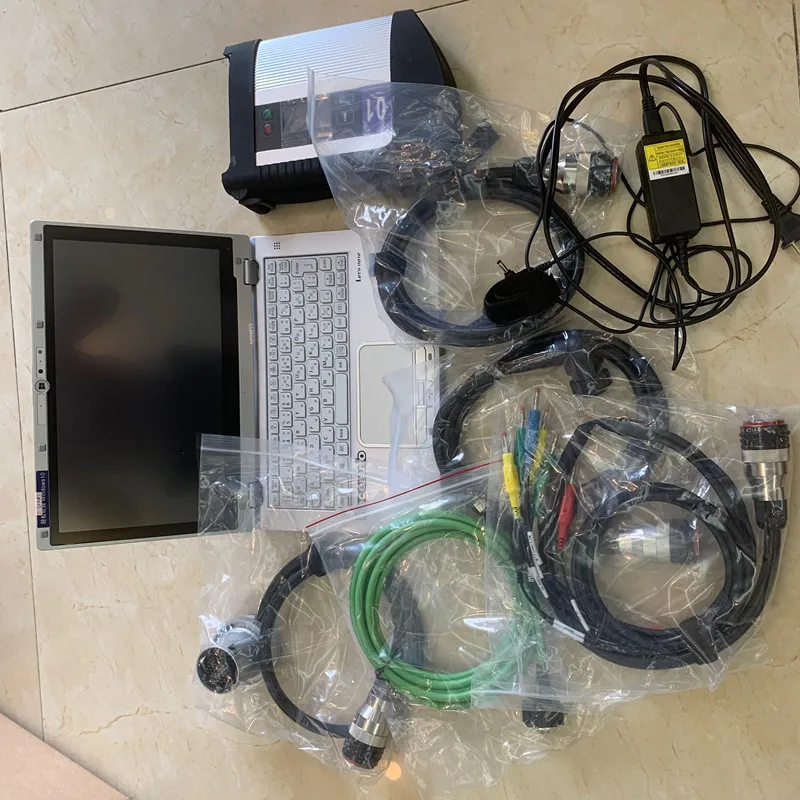 Мультиплексор MB star C4 для SD-подключения, диагностический инструмент для авто и грузовиков, подходит для SD-подключения c4 x70/Epc/Wis Win11 Ssd