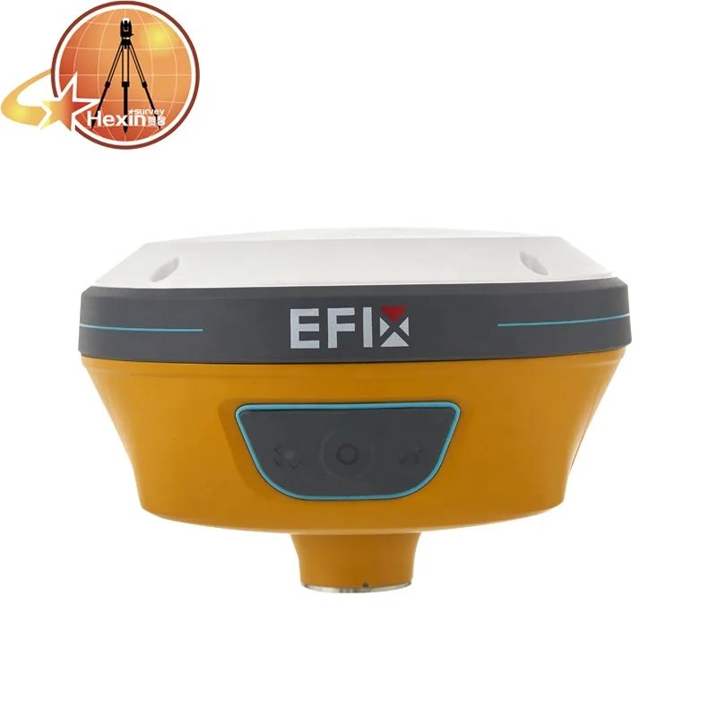 High accuracy gps receiver EFIX C3 C5 base and rover rtk with multiple radio protocol 1008 channels 8GB memory