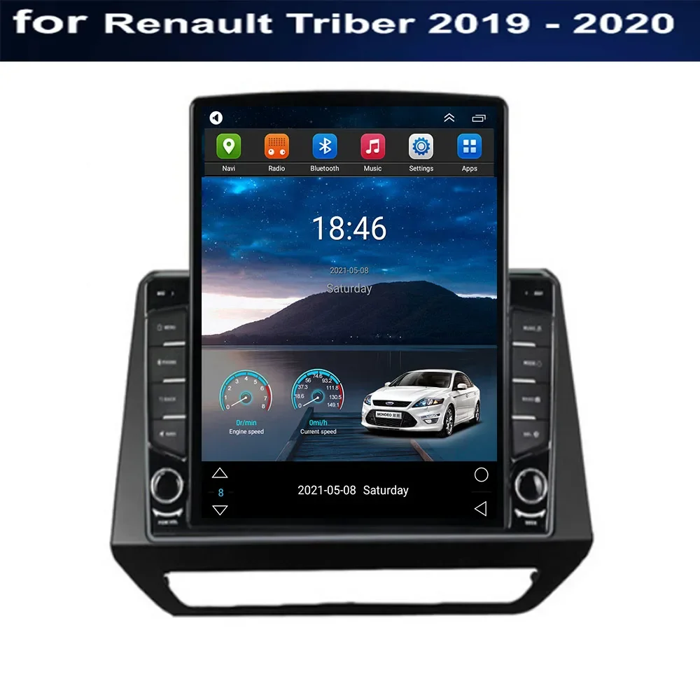 

Автомагнитола для Renault Triber 2019-2020-2035, 2 Din, Android 12