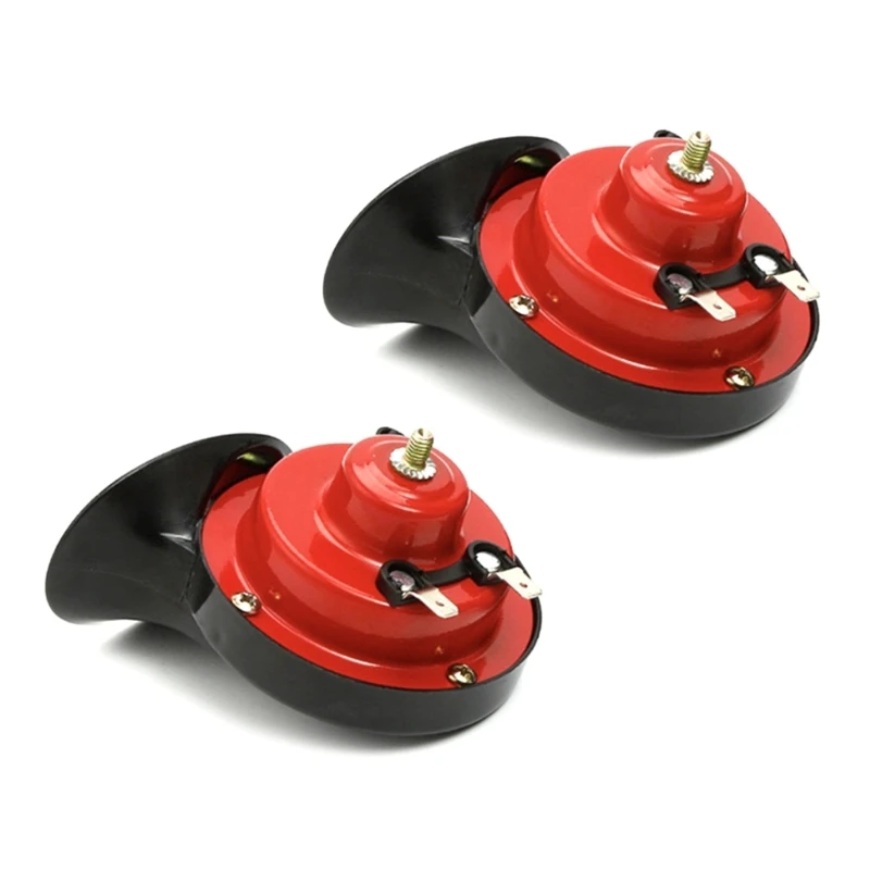 

Compact Snail Horn Car Horn uper Loud Train Horn Air Horns 12V Raging Sound Electric Snail Horn for Car Motorcycle Bikes R2LC
