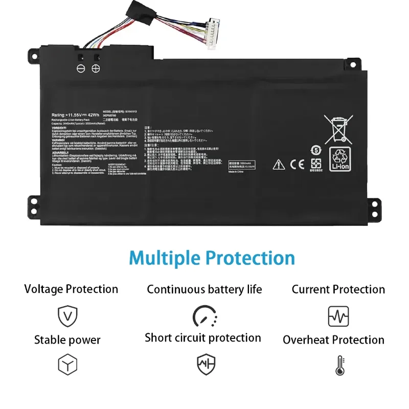 B31N1912 C31N1912 Замена аккумулятора для ноутбука ASUS VivoBook 14 E410MA L410MA F414MA E510MA E510KA L510MA 0B200-