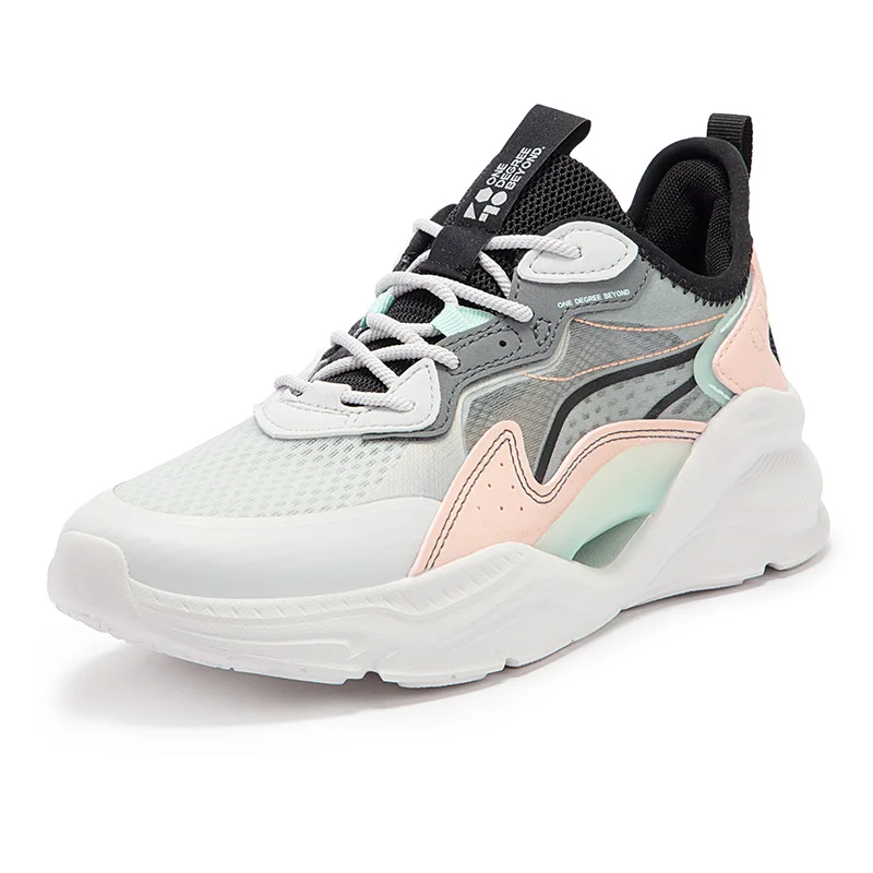 361 Degrees W582226775 Sports Life W's Retro Culture Shoes Breathable Women's Sneakers 2022 Mesh Synthetic Leather Patchwork