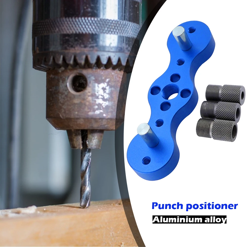 

Pocket Hole Jig Kit 6/8/10mm Angle Drill Guide Woodworking Tool Hole Puncher High Hardness Resistance Drilling Tool