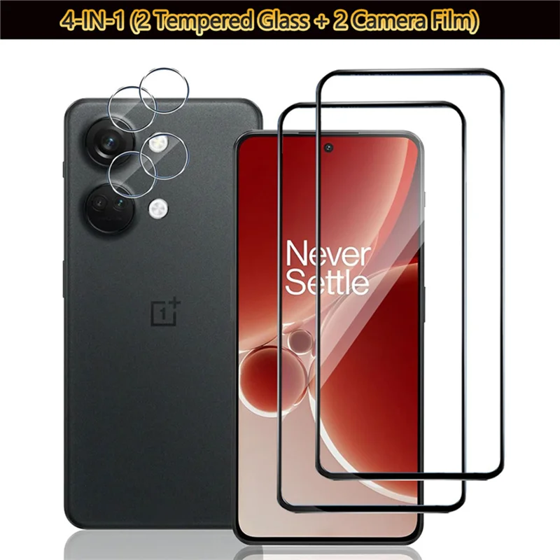 

4-IN-1, Tempered Glass + Camera Film for One Plus Nord3 CE3 Lite High-quality Glass Nord CE 3 Screen Protector OnePlus Nord 3
