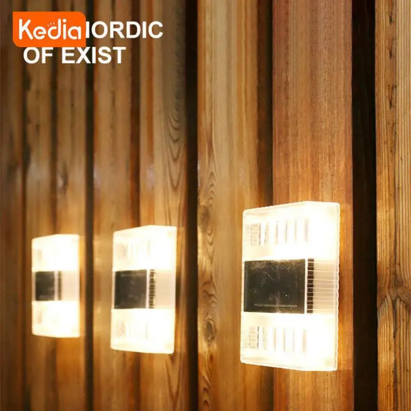 

Waterproof Solar Charging Transparent Solar Wall Light Convenient White Light/warm Light Outdoor Waterproof Patio Light