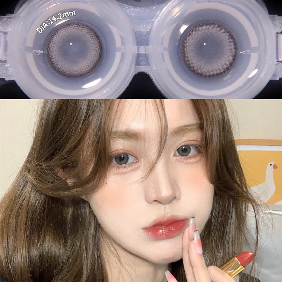 Контактные линзы для макияжа глаз 2 шт./пара