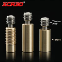 xcr 3d printer parts bi metal heatbreak titanium alloy brass heat break all metal m6 thread throat for e3d v6 hotend ender 3