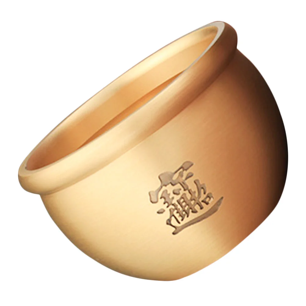 

Bowl Ashtray Wealth Ash Copper Treasure Feng Cup Shui Holder Tray Decoration Buddah Chinese Coin Porsperity Fengshui Cigar Decor