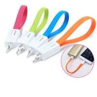 mini keychain usb cable fast charging wire micro usb c type c for iphone ipod android charger data sync charge cables cord new
