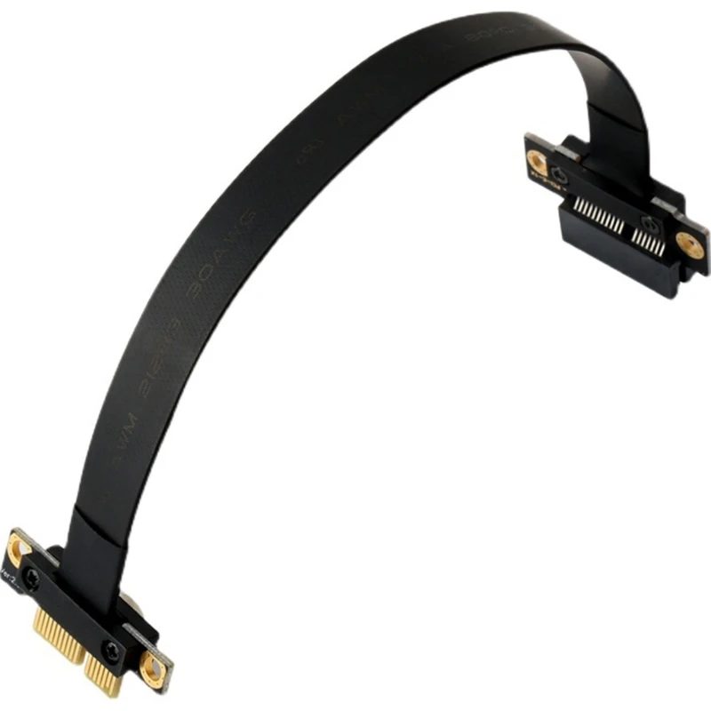 180 ° PCIE X1 Riser Cable PCIe 3,0x1 to x1 8 Гбит/с высокоскоростной удлинитель PCI Express 1x Riser Card ленточный удлинитель