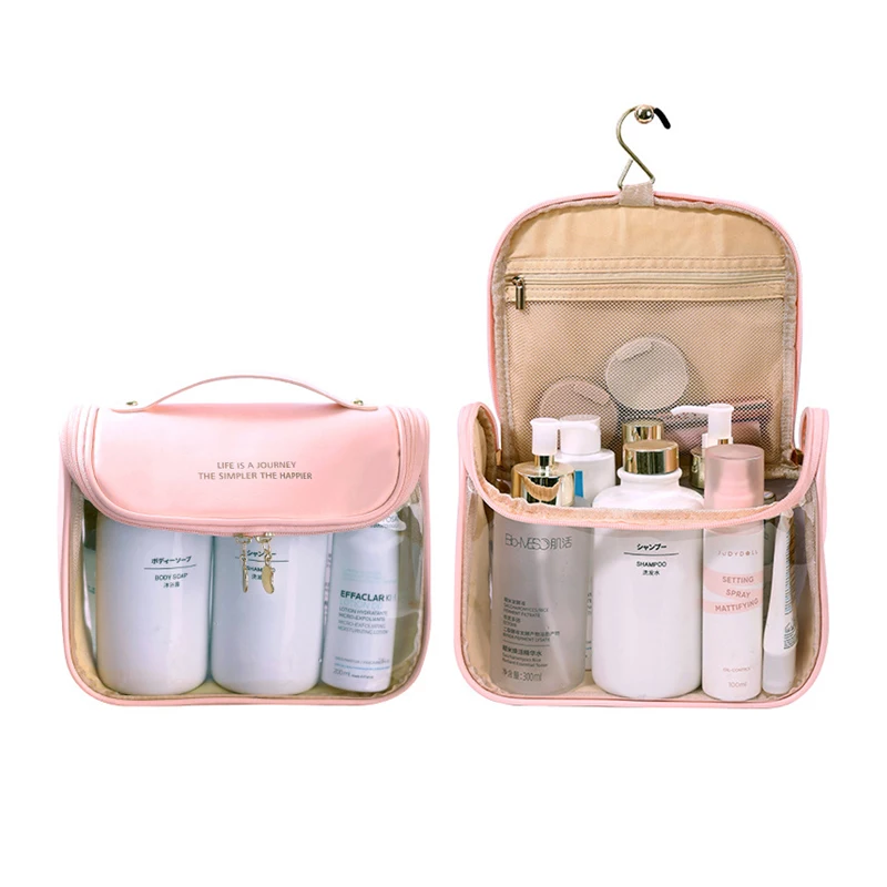 

Transparent Cosmetic Bag Case Clear Makeup Bag Women Handbag Make Up Organizer Waterproof Portable Travel Storage Bag Wash Pouch