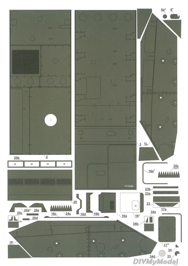 DIYMyModeI Советский легкий танк Т-70 DIY ручная бумажная сборная модель КИТ ручной работы Игрушка-головоломка Подарок Киноатрибуты