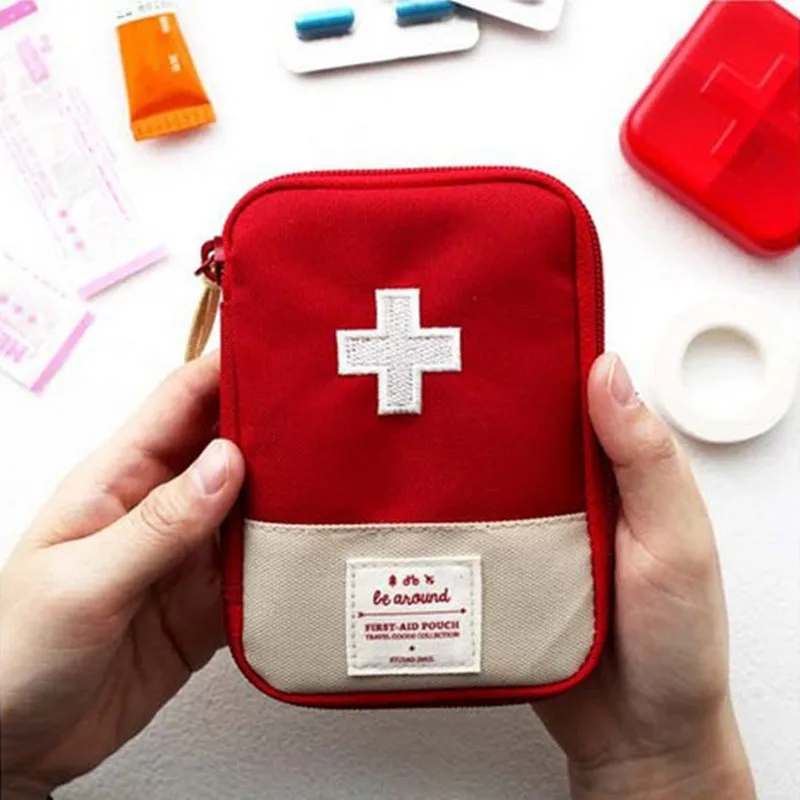 

Outdoor Household Portable Medicine Bag First Aid Kit Medical Emergency Kits Organizer Medicine Pill Storage Bag
