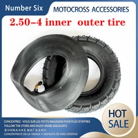 2.50-4 Out Tires Inner Tube 2.50*4 Pneumatic Tyre for Hand Trucks Utility Cart  Lawn Mowers Wheelbarrows Dollys  Scooters