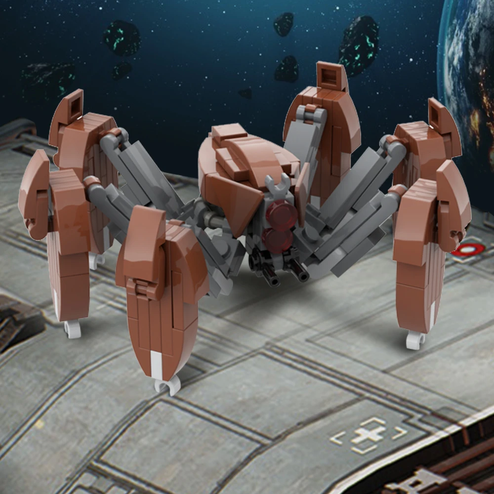 

Игрушка-краб Moc Scifi для детей, конструктор «сделай сам», модель животного, креативный подарок, подарок на день рождения