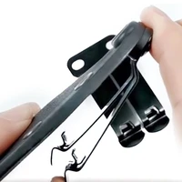 1set iron black belt clip metal manganese steel spring hook buckle holster belt clips pocket waist clamps for knife k sheath