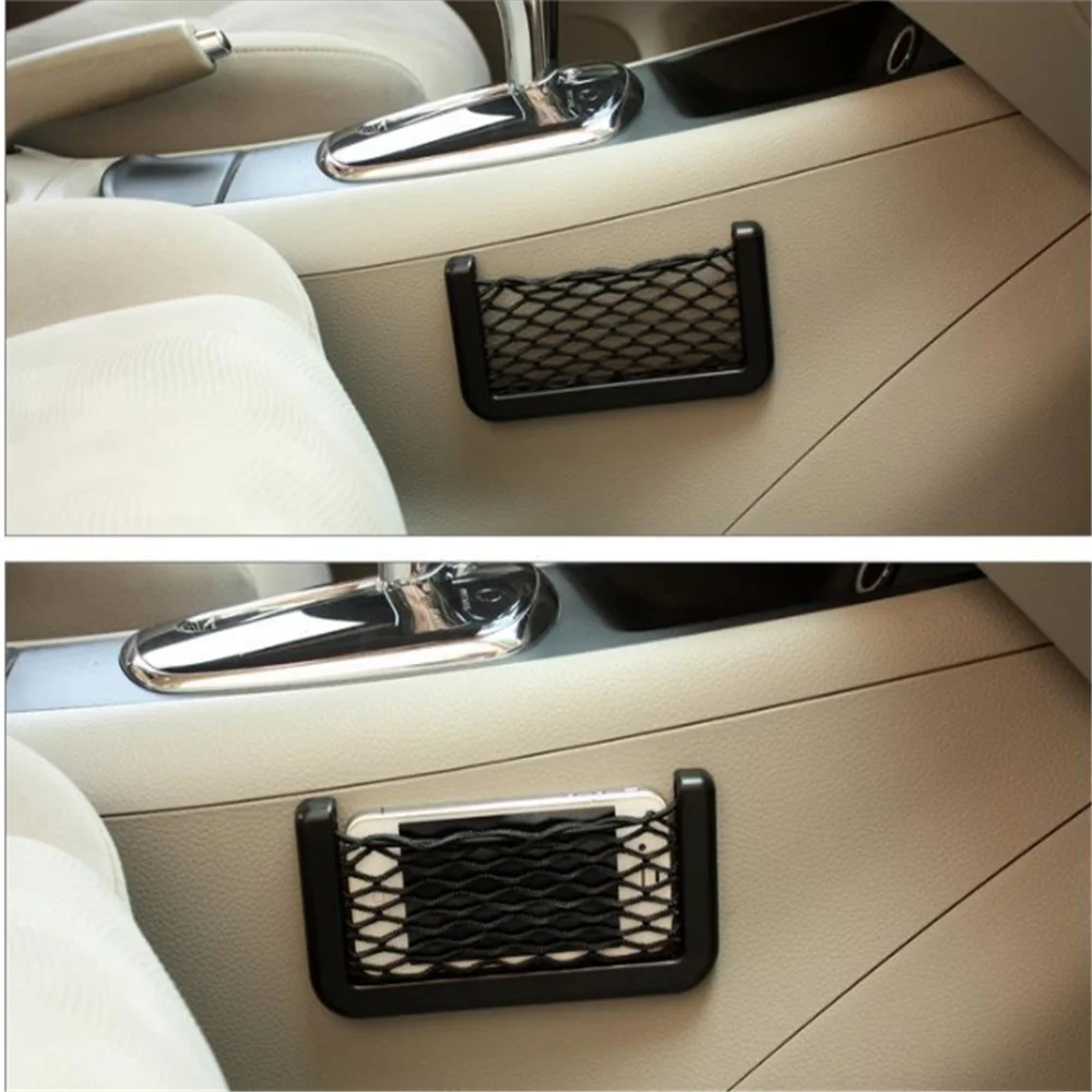 Сетчатая сумка для хранения автомобильных аксессуаров зарядного устройства от