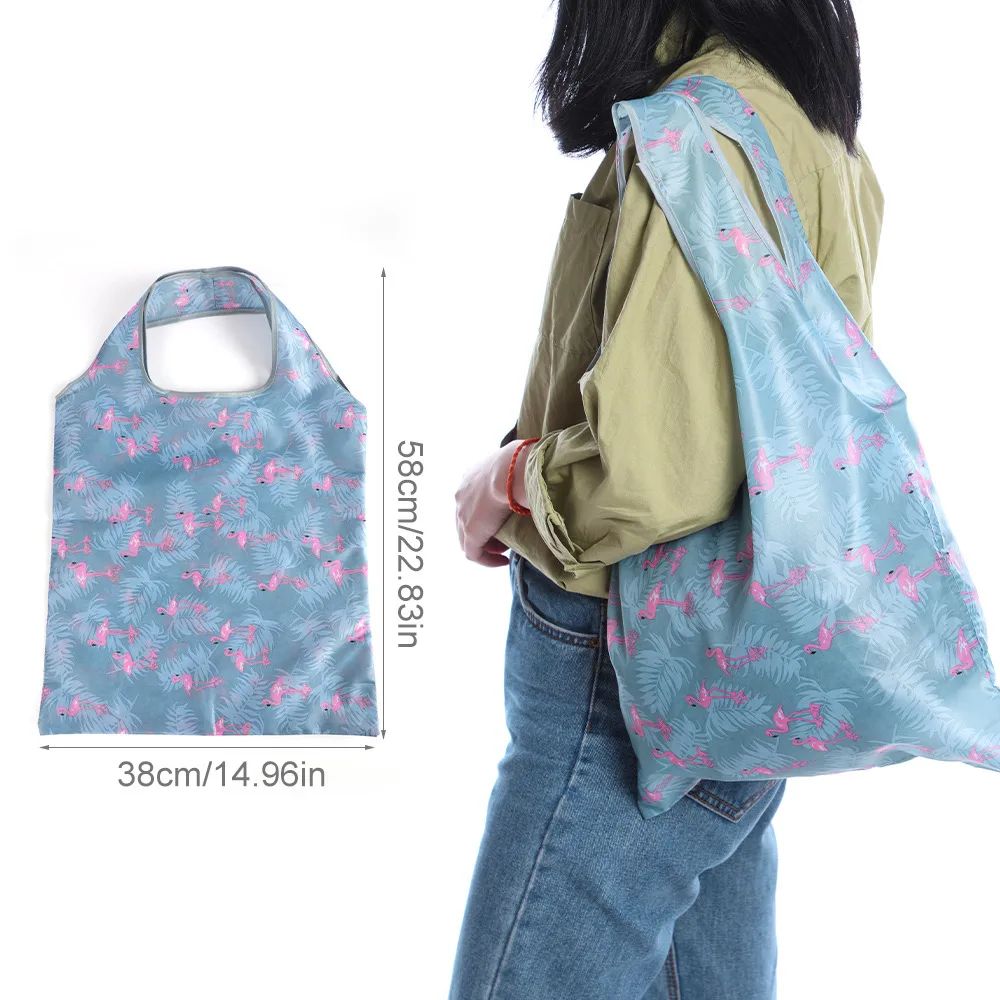 

Foldable Shopping Bag Reusable Home Eco Friendly Storage Handbag Bags for Vegetables Grocery Package Women's Tote Shopper Bag