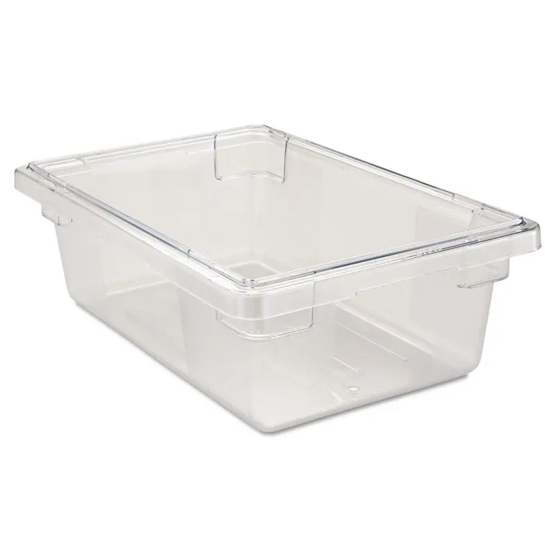 

Food/tote Boxes, 3 1/2gal, 18w X 12d X 6h, Clear