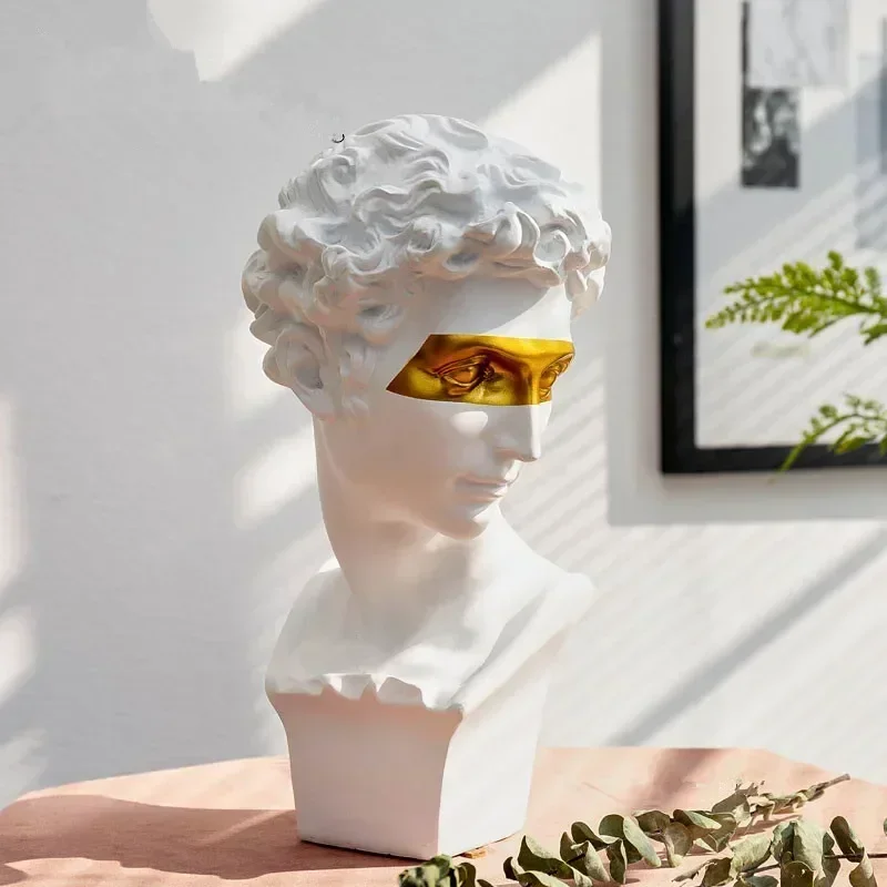 Аксессуары для украшения дома статуя человека Давида из смолы Европа