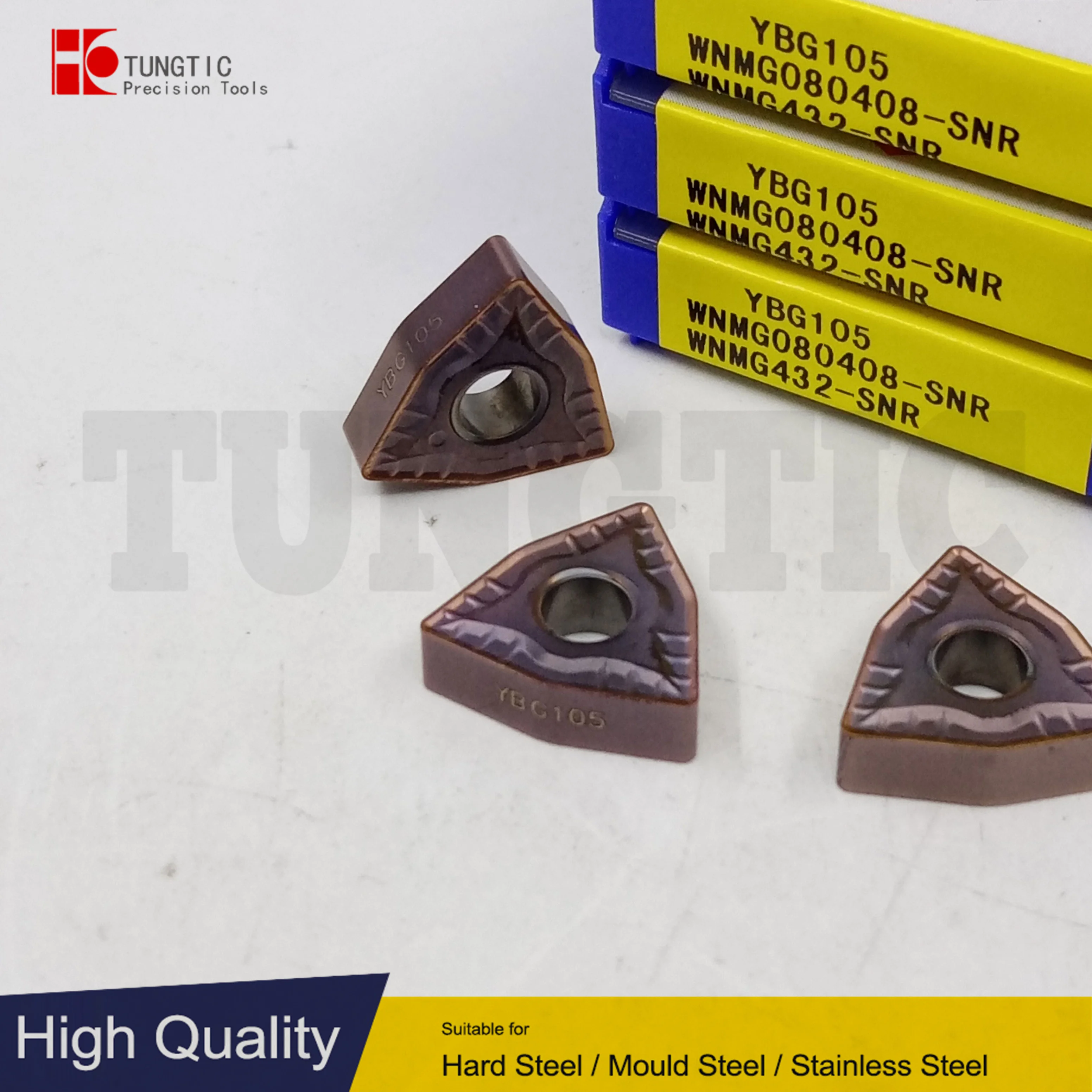 

TUNGTIC WNMG 080408-SNR WNMG080408-SNR Turning Inserts Carbide Cutter For Cast Iron