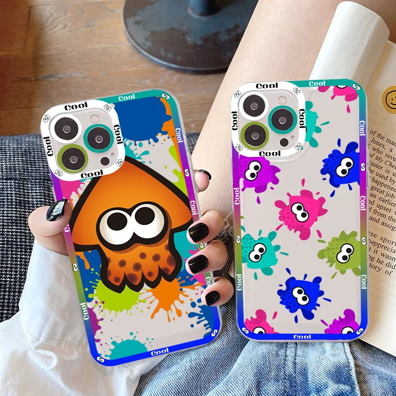 

Splatoon Game Phone Case for iPhone 11 12 13 Mini Pro Max 14 Pro Max Case shell