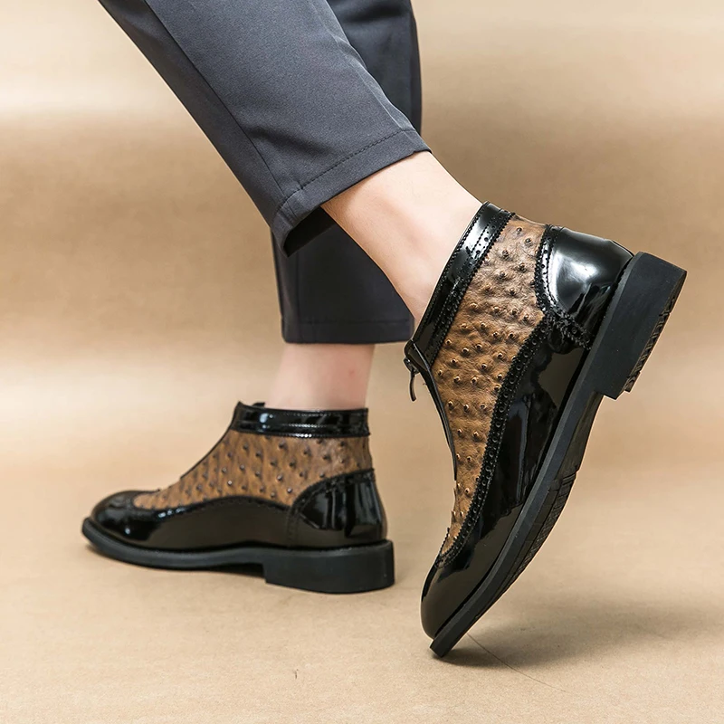 Рисунок 3 - Высокие коричневые классические туфли для мужчин