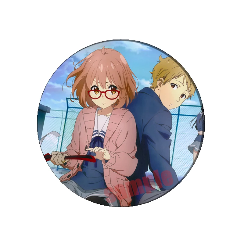 31 стиль аниме за границей значок косплея Mirai Курияма брошь Заколки для женщин Kyoukai