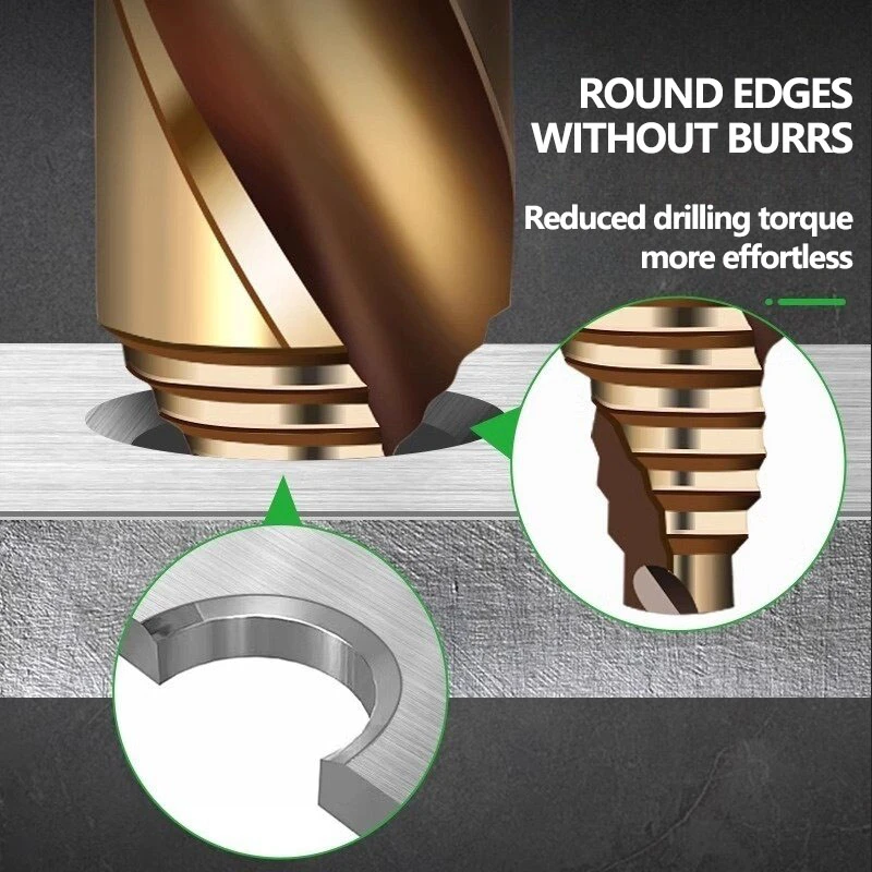 Кобальт M35 содержащий спиральное сверло лестницы специализируется для стали