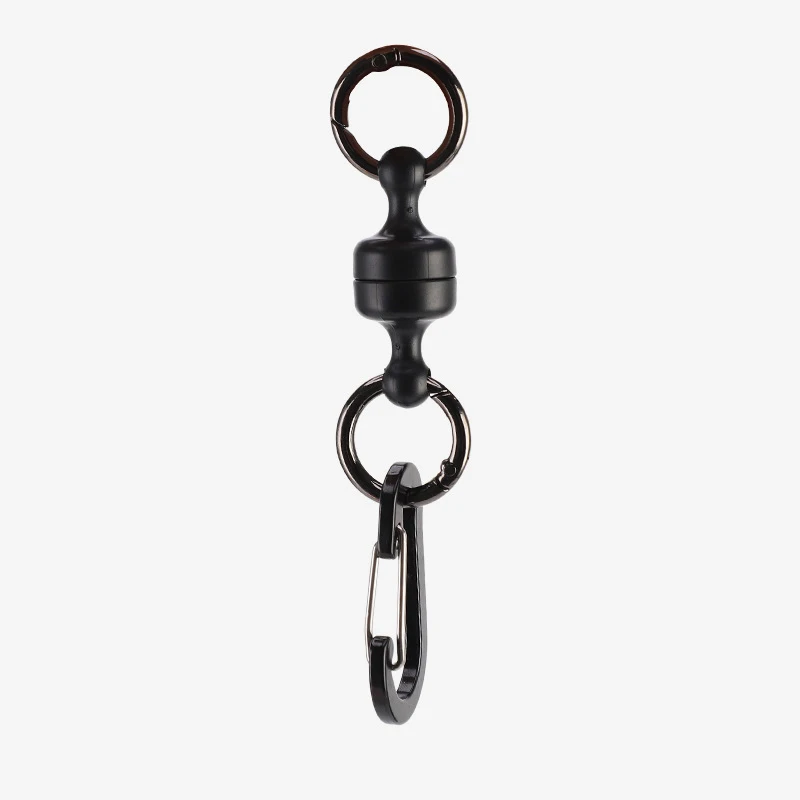 

Fishing MRC Strong Magnetic Release Clip Net Holder with Fishing Tackle Tool Coiled Fishing Coil Lanyard Carabiner