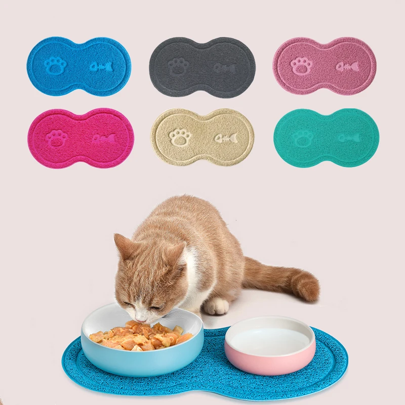 

Cat Dish Accessories Cloud Cute Pet Silicone Shape Mat Puppy Feeding Pet Pad Placement Dog Feed Food Dropship Bowl