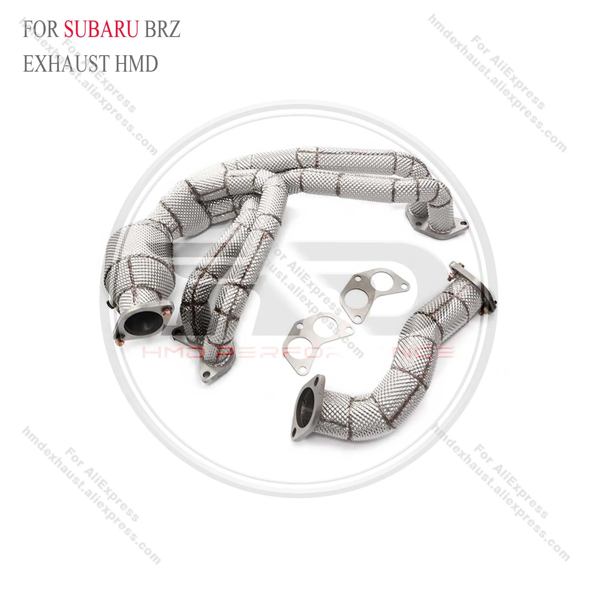 Даунпайп выпускного коллектора HMD для Subaru BRZ с коллектором каталитического