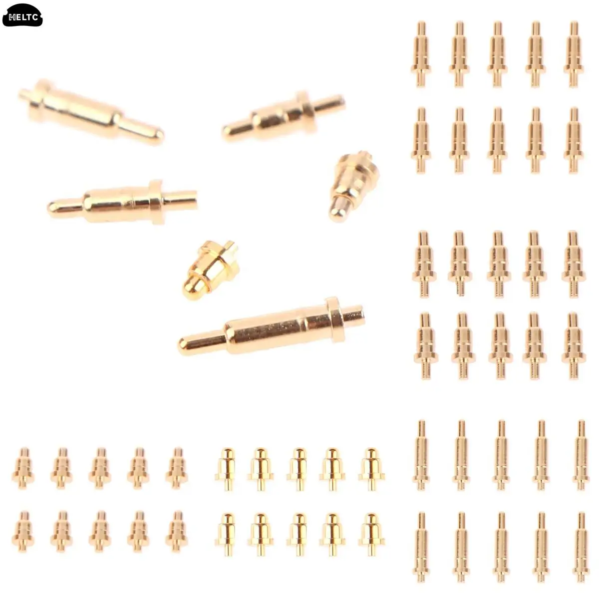 10Pcs 80+20gf Pogo Pin Connector Pogopin Battery Spring Loaded Contact SMD Needle PCB 3 4 5 6 7 8 9 10 12 14 MM Test Prob