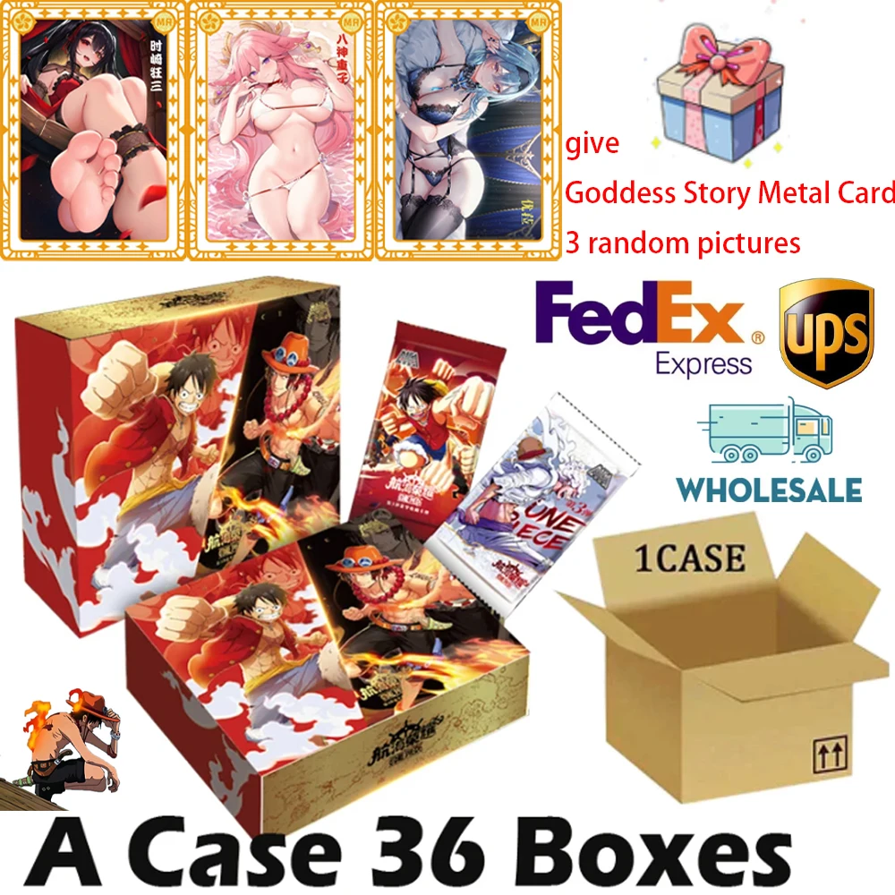 Новый MAICA One Piece Collection Card Wave 3 Luffy Nami Boa Doujin Hobby Game Booster Box SSP SSR Детские игрушки Подарки