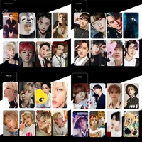 8pcsset kpop stray kids team photocards hd printed postcards self made lomo cards for fans cards gift