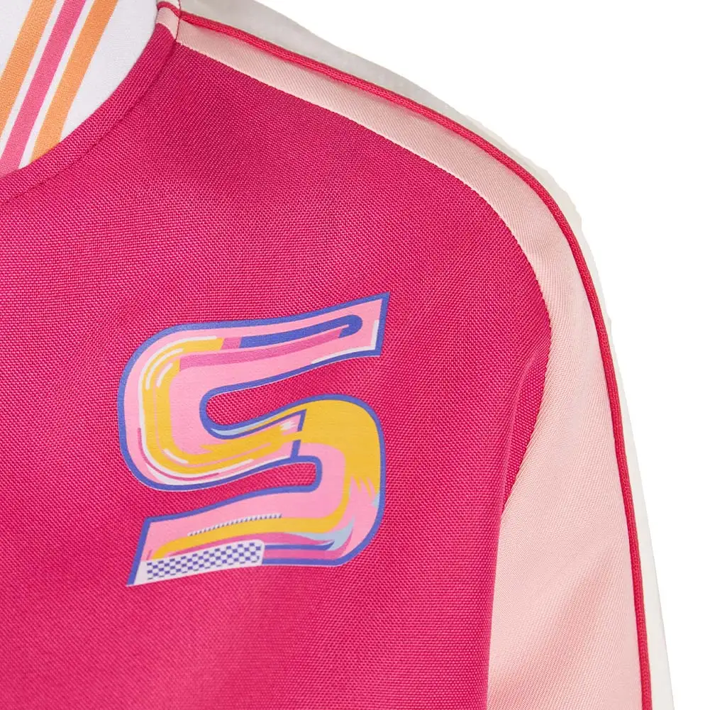 Маскировка для взрослых Сью Косплей женщин и мужчин розовое бейсбольное пальто